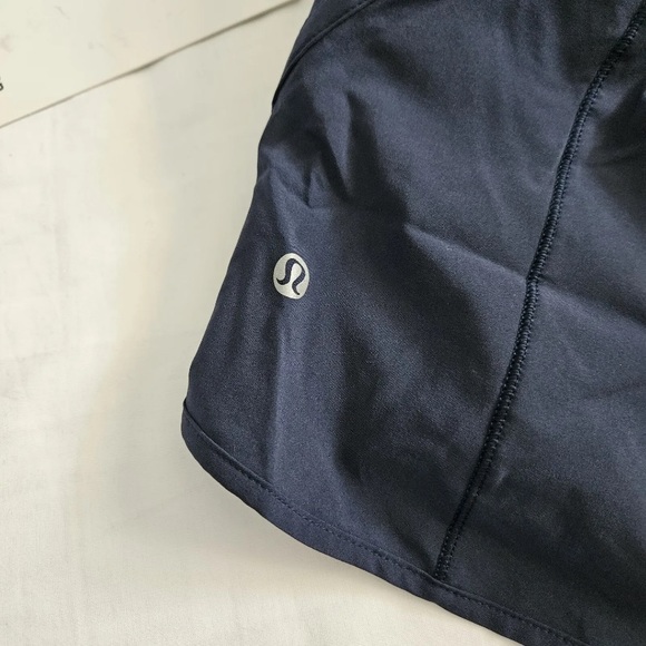 Lululemon Track That MR Short 5” Lined Navy Blue TRNV LW7AQES Women's Size 4 - Picture 5 of 5